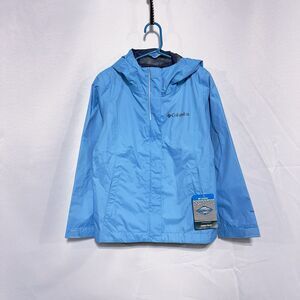 Columbia Youth boys girls Arcadia Jacket XS 6 6X Light Blue Omni-tech Waterproof